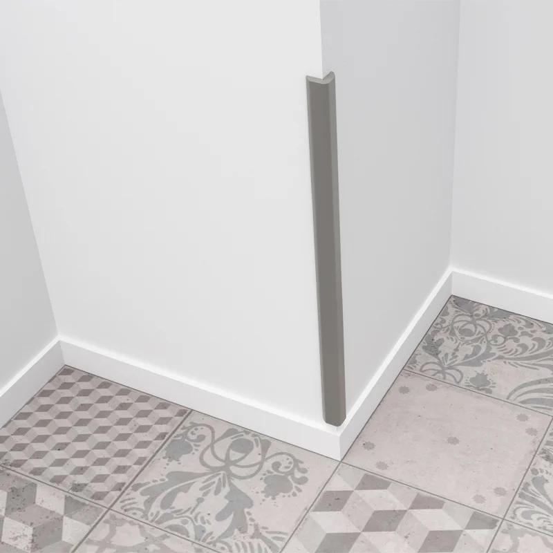 ΠΡΟΣΤΑΤΕΥΤΙΚΗ ΓΩΝΙΑ PVC 25x25, 1m / ΓΚΡΙ  ΠΡΟΦΙΛ ΓΕΝΙΚΗΣ ΧΡΗΣΗΣ